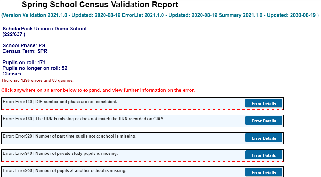 Spring Census 2024 ScholarPack